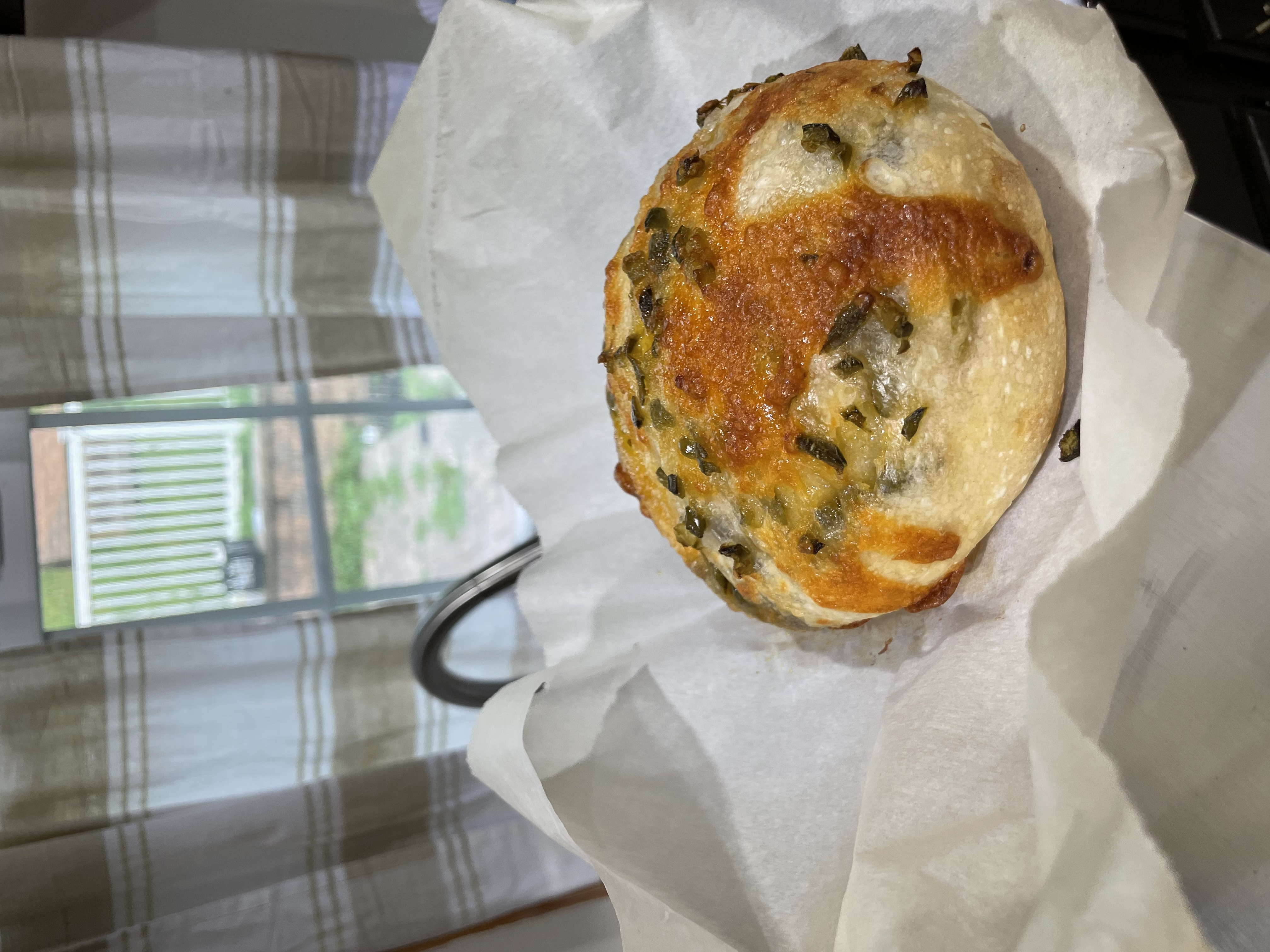 Jalapeño Cheddar Sourdough loaf